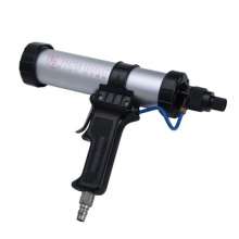 Guangdong Mei Li can adjust the speed of soft and hard pipe pneumatic glue gun Glass glue gun beauty sewing tool silicone gun 3000A