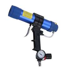 Guangdong meili quality assurance adjustable speed hard tube pneumatic glue gun glue tool meili sewing agent glass pressure glue gun 3000B glass glue gun