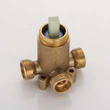 Mixed water valve of electric water heater wall hot and cold switch shower bibcock all copper valve body hanging wall type bibcock