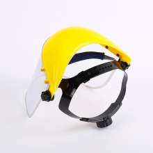 Pvc mask polishing protective mask anti-impact screen anti-splash mask head-mounted mask