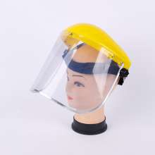 Pvc mask polishing protective mask anti-impact screen anti-splash mask head-mounted mask