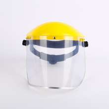 Pvc mask polishing protective mask anti-impact screen anti-splash mask head-mounted mask