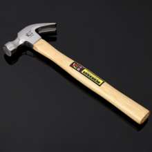 Non-slip insulated handle wooden handle claw hammer shockproof knocking decoration tool hammer hammer woodworking hammer forging hammer