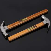 Factory direct shockproof tapping compression wooden handle anti-skid magnets claw hammer insulated handle decoration tools from nail hammer hammer