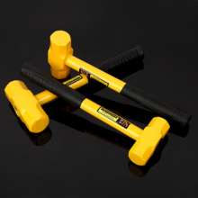 Factory direct processing custom steel pipe handle Octagonal hammer Hammer hammer hammer Household repair and decoration tools Pound hammer