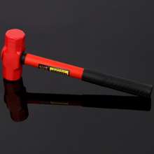 Factory direct water pipe hoe PPR handle plastic handle octagonal hammer industrial decoration custom shockproof hammer hammer