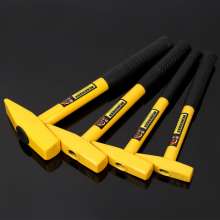 Duckbill hammer wooden handle knocking rust hammer fitter hammer flat hammer hammer iron hammer head multi-standard high carbon steel handle fitter hammer