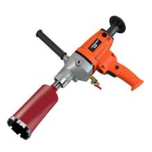 Aerial water drilling rig hand-held high power concrete drilling electric diamond engineering drilling air conditioning hole waterless drilling rig with power cord 13A English plug