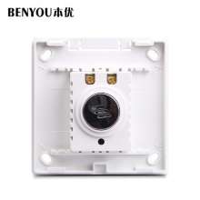 Type 86 surface mounted voice control switch panel corridor home delay intelligent induction sound and light control controllable energy saving lamp led