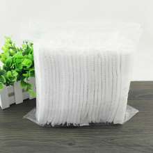 Disposable hat strip non-woven head cover dust hood medical round cap mushroom bath net cap white blue