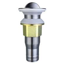 Thick stainless steel drainer Ceramic basin Basin flapper with overflow hole drainer
