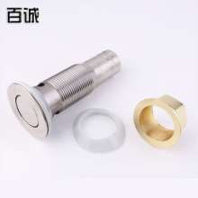 Thick stainless steel drainer Ceramic basin Basin flapper with overflow hole drainer