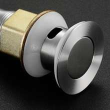 Thick stainless steel drainer Ceramic basin Basin flapper with overflow hole drainer