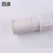 Wholesale supply pull type abs rubber head down pipe kitchen basin drain pipe explosion-proof leak-proof steel wire to water pipe down pipe drain pipe