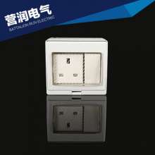 Waterproof socket wall mounted wall UK socket wall switch waterproof socket socket panel