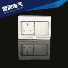 Waterproof switch Wall mounted wall British socket Wall waterproof switch British panel Socket