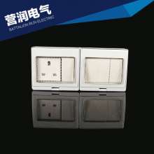 Waterproof socket wall mounted wall British socket wall waterproof switch socket panel socket