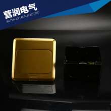 British socket panel, pop-up ground socket, one English plus computer (high-end type)