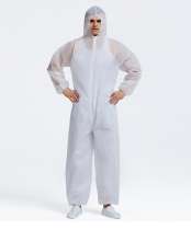Secondary work clothes non-woven thickening hooded protective clothing spray paint grinding breeding suit