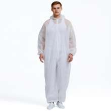 Secondary work clothes non-woven thickening hooded protective clothing spray paint grinding breeding suit