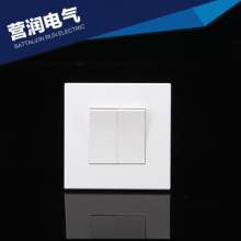 Two-position switch socket panel wall switch socket rocker switch type 86 panel snap-in function key