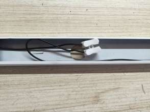 T8 LED bracket 1.2 m cloth LED cable for LED T8 tube with crystal folding lamp holder