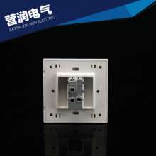 One switch wall switch socket rocker switch type 86 panel snap-in function key panel socket