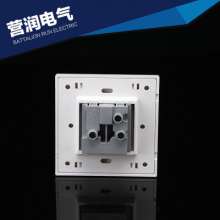 One British socket wall switch socket rocker switch type 86 panel snap-in function key panel socket