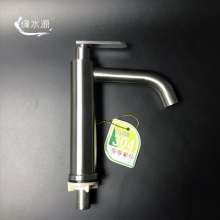 SUS304 stainless steel faucet Bathroom Toilet faucet Single cold basin faucet Wash basin faucet brushed faucet 002