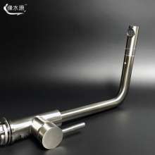 New SUS304 stainless steel faucet Pull-type faucet Kitchen faucet Basin sink faucet Rotary brushed faucet 10551
