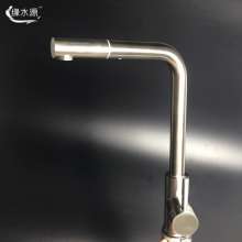 New SUS304 stainless steel faucet Pull-type faucet Kitchen faucet Basin sink faucet Rotary brushed faucet 10551