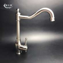 SUS304 stainless steel kitchen faucet. European-style sink sink faucet Brushed faucet. Rotating mixing faucet. Faucet. Washbasin mixer 10115