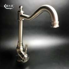 SUS304 stainless steel kitchen faucet. European-style sink sink faucet Brushed faucet. Rotating mixing faucet. Faucet. Washbasin mixer 10115