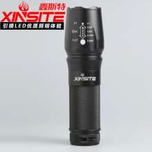 Set 26650 light flashlight flashlight t6 telescopic focus charging 878 light flashlight