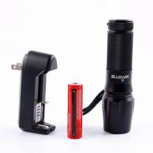 Set 26650 light flashlight flashlight t6 telescopic focus charging 878 light flashlight