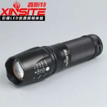 Set 26650 light flashlight flashlight t6 telescopic focus charging 878 light flashlight
