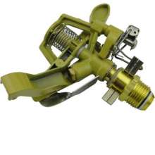 4-point alloy adjustable lawn sprinkler. 360 degree rotating rocker nozzle. Green garden spray. Irrigation irrigation for agricultural land. Nozzle