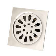 Stainless steel floor drain bathroom balcony washing machine large displacement floor drain anti-blocking floor drain thickening self-sealing deodorant floor drain