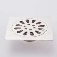 Stainless steel floor drain bathroom balcony washing machine large displacement floor drain anti-blocking floor drain thickening self-sealing deodorant floor drain