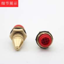 All copper rockery spray head. Artificial landscaping cooling nozzle. Dust removal and humidification sprayer. Atomizing nozzle 4 points DN15 nozzle