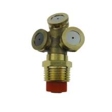 Copper high pressure atomizing nozzle. Site mine nozzle. Roof sprinklers. Farm sprinklers. Dust removal and cooling garden spray nozzle. Agricultural sprinkler