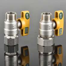 Thickened copper with live valve. Gas nozzle. Gas ball valve. Natural gas 4 minutes and 6 minutes inside and outside wire joint valve. Gas valve water switch