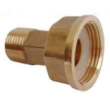 Zhongxun hardware accessories copper thickening M30 to 4 points meter connection gas table special copper joints gas gas meter variable diameter joints