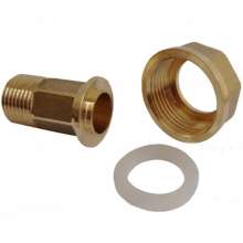 Zhongxun hardware accessories copper thickening M30 to 4 points meter connection gas table special copper joints gas gas meter variable diameter joints