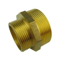 The copper-reducing copper is 1.5 inches in diameter. Double outer wire butt joints. Directly. Connector. Inline. Hexagon