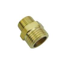 All-copper reduction diameter is 4 points and 3 points different diameter conversion joint. Double external joints. Outer wire. Copper directly. Butt joint. Inline. Hexagon. Bluetooth