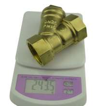 All copper Y-type filter. Filter valve. Y-type copper tap water filter. 4 points, 6 points, 1 inch, plumbing accessories filter