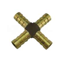 Copper four-way pagoda joint. Cross four forks. T-word. Copper joints Gas pipe joints. The hose hose is straight. Direct. Gas is inserted in four. Copper fittings