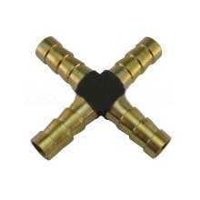 Copper four-way pagoda joint. Cross four forks. T-word. Copper joints Gas pipe joints. The hose hose is straight. Direct. Gas is inserted in four. Copper fittings