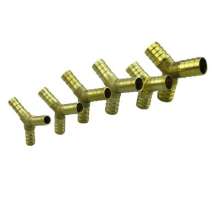 Y-shaped herringbone trigeminal. Pagoda connector. Green head copper tee. Threaded pipe gas pipe joints. Gas trigeminal